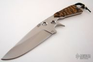 Hornet CF Tanto Satin Finish - Burl Wood