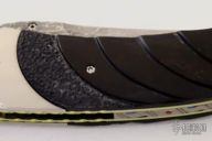 D'Stroy Linerlock - Damascus & Buffalo Horn