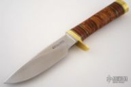Model 25 Drop Point Hunter - Maple Burl