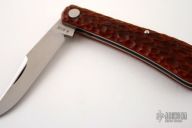 Single Blade Bareheaded Jigged Bone Saddlehorn