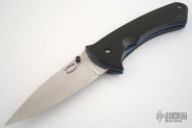 Large Clip Point Linerlock - Black Micarta NC