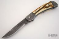 Mammoth & Damascus Model 17 - Lockback