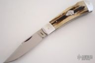Stag Single Blade Lockback
