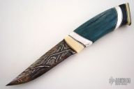 Blue Heaven Damascus Fixed