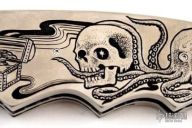 Dead Man's Chest - Engraved Flipper Linerlock