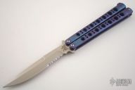 Model 42 Weehawk Partial Serrated Balisong