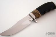 Buffalo & Buckeye Burl Clip Point #137-093