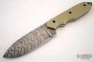 Jackyl - Tan G10 w/ Striped Blade