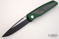 Harkins D/A Hunter Green/2-Tone - Linerlock Automatic
