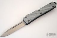 125-7-PCFT UTX-70 S/E Satin Plain Edge - Platinum Carbon Fiber