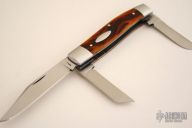 3 Blade Stockman - Amber Jigged Bone Slipjoint