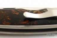 T1 Muy Grande Drop Point - Rag Micarta Folder