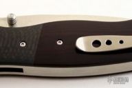 Active Duty - Carbon Fiber/Maroon Micarta - Linerlock