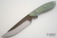 Green G10 - Hand Forged (S) Neck Knife