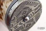 Elk & Ivory Damascus Hunter