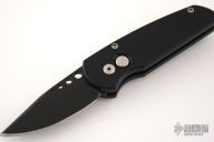 R207 RUNT 2 - Black Handle / Black Blade / Plain Edge (1PR)