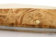 Burl Wood Single Blade Slipjoint