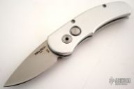 RUNT J4 4413 - Silver Handle / Satin Blade