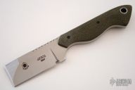 Stubby RAZEL Custom - Green Canvas Micarta Last One