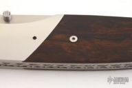 Desert Ironwood Slim Wharncliff Linerlock