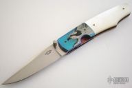 Soaring Eagle Linerlock - Mother of Pearl