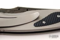 Subrosa - Damascus Prototype - Assisted Flipper Framelock