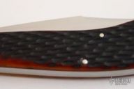 Large Saddlehorn Trapper - Autumn Jig Bone - Slipjoint