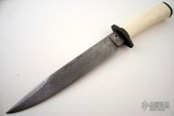 Damascus & Ivory Long  Bowie