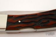 Model FC303 Jigged Bone Front Lock Clip Point