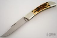 Model FC304 Jigged Bone Mid-Lock Clip Point