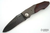 Anubis - Damascus/Snakewood/Titanium - Linerlock