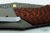 Anubis - Damascus/Snakewood/Titanium - Linerlock