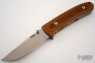 FH-L (Large Folding Hunter) - Brown Micarta - Linerlock
