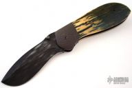 Damascus & Mammoth Linerlock