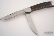 2 Blade Copperhead - Amber Jig Bone Slipjoint