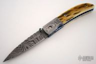 Mammoth & Damascus Linerlock