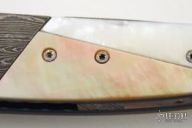 Raindrop - Damascus & Fitted Pearl