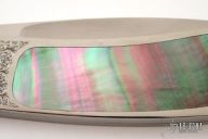 Engraved Interframe - Black Lip Pearl Lockback