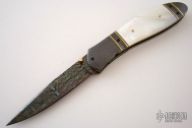 Damascus & Pearl Gentleman's Linerlock