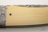 Model LLB Mammoth & Damascus Linerlock