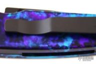 R214 Runt 2 Ltd. Edition - Blue Jazz Handle / Black Blade