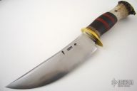 Scagel Style Crown Stag Camp Knife