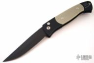 1231 BREND Auto #2 Ltd. - Black/Tan Handle, Black Blade