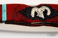 YH003 Custom Buck Model 532 Integral Lockback - Ram