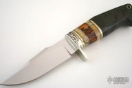 Engraved Natchez - Green Redwood / Oosic / German Amber