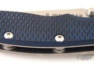 XM-18 Framelock Blue G10/Satin Tanto