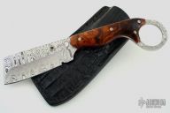 Ringed Razel SS3 - Damasteel / Ironwood