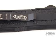 110-11 QD Scarab OTF D/E Black Tactical Serrated Edge