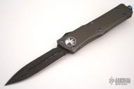 Troodon D/E Machine Ground Damascus Titanium Hardware