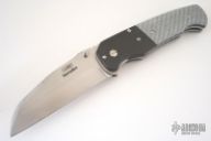 ADV Invader Tactical - Black Carbon Fiber / Silver Twill G10
